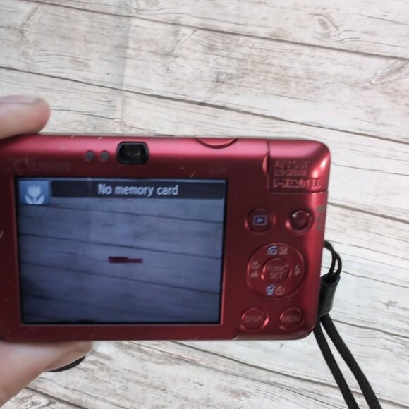 Canon PowerShot ELPH 300 HS Red Digital Camera 12.1MP with Charger & Case - Picture 12 of 14